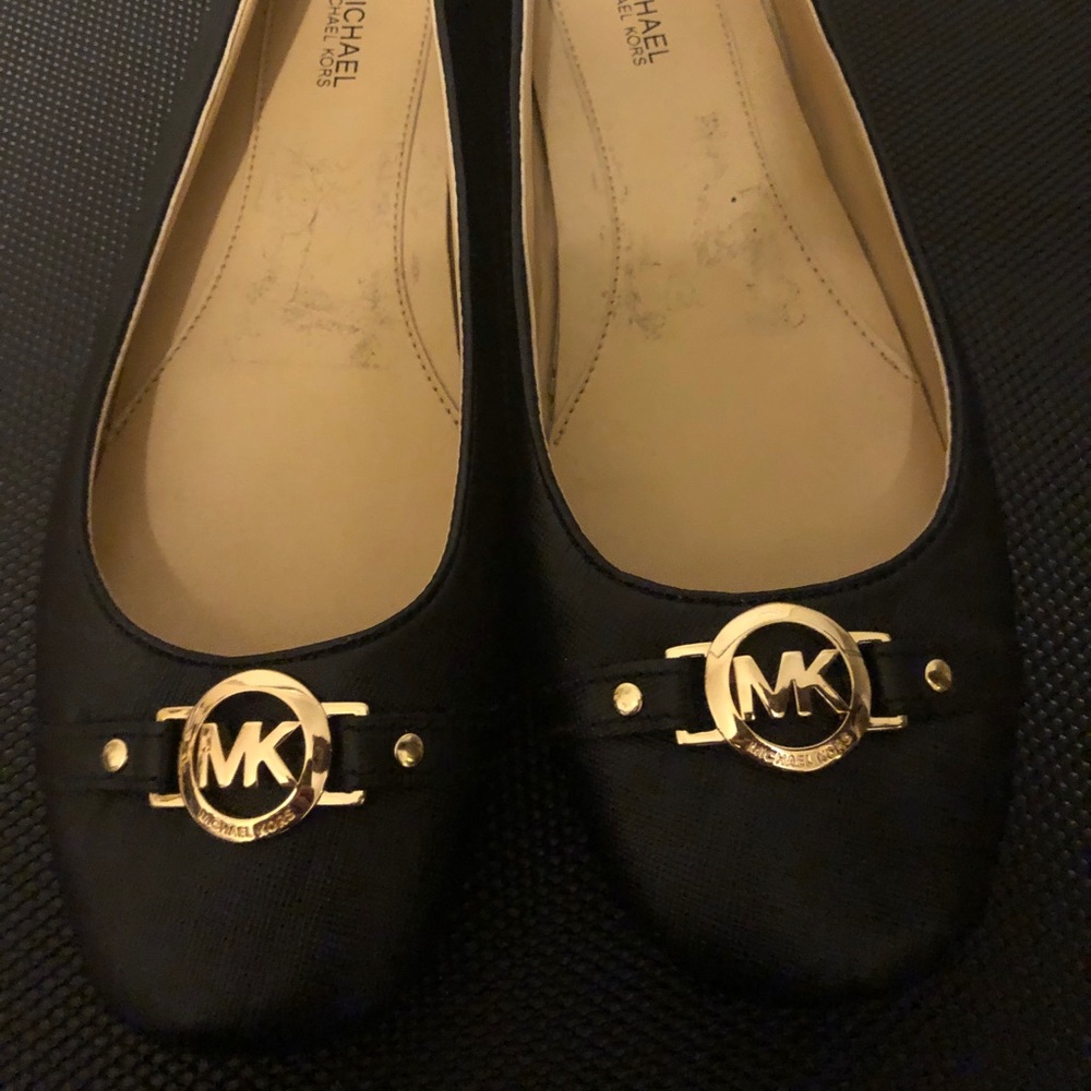 Black Michael Kors Flats - Black